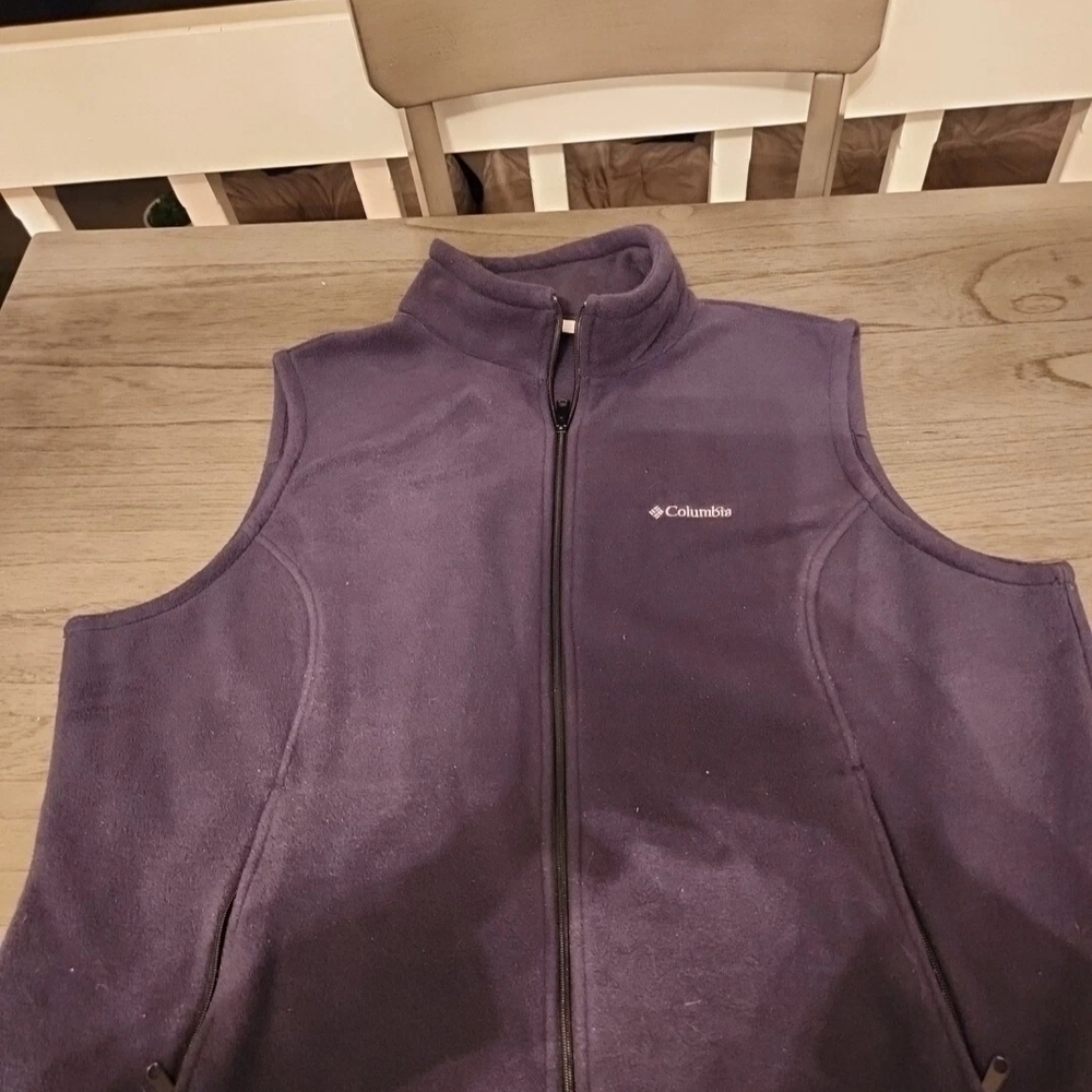 mens columbia fleece jacket Black 3xl Sleeveless